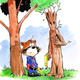 Illustration for article titled Rocket and Groot make complete sense as Calvin and Hobbes